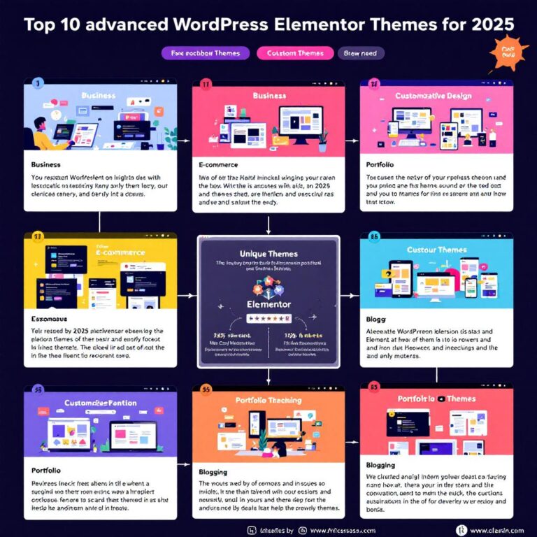 Top 10 Advanced WordPress Elementor Themes 2025